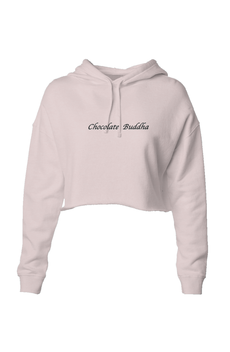 Chocolate Buddha Lightweight Crop Hoodie