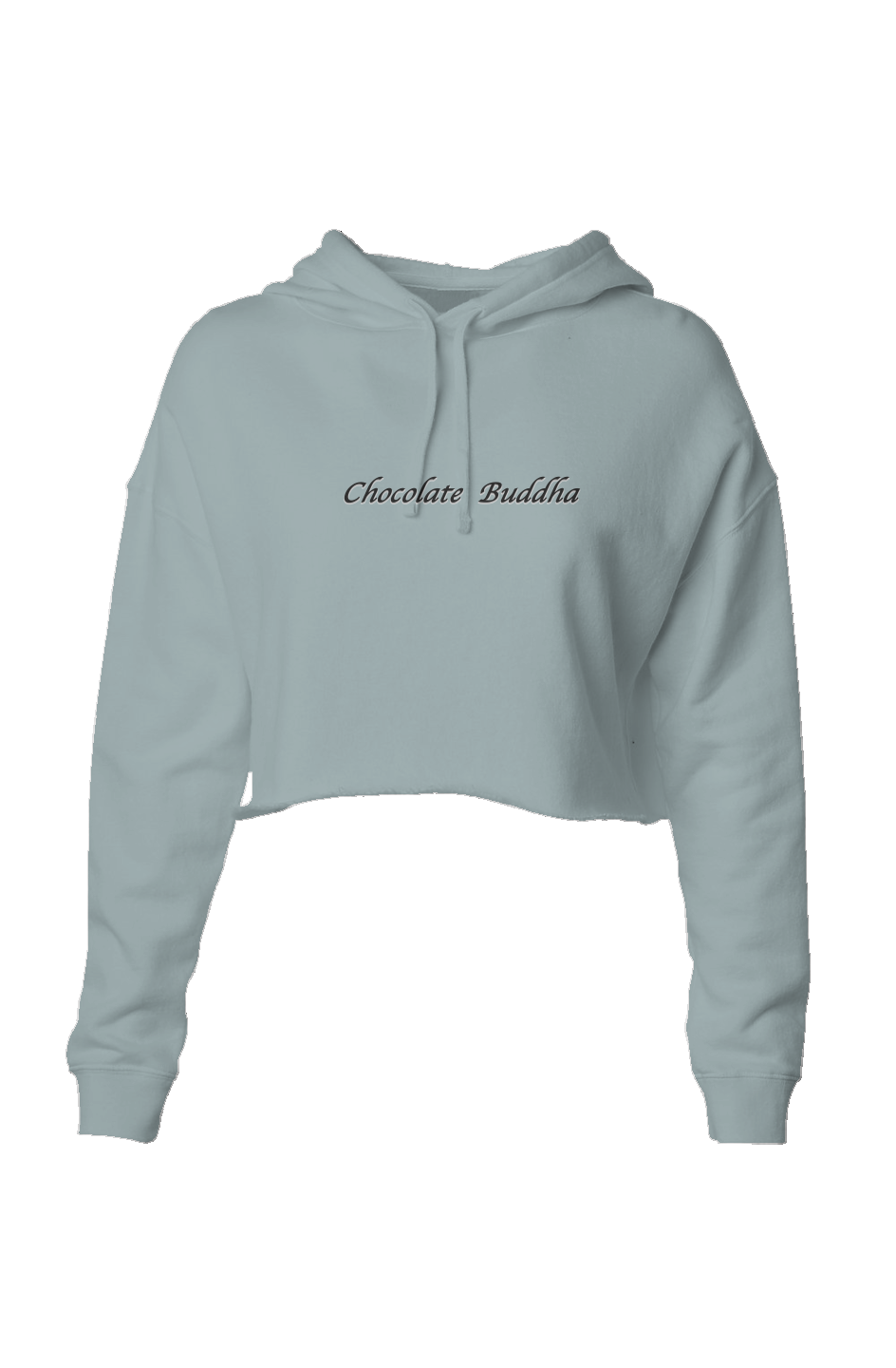 Chocolate Buddha Lightweight Crop Hoodie