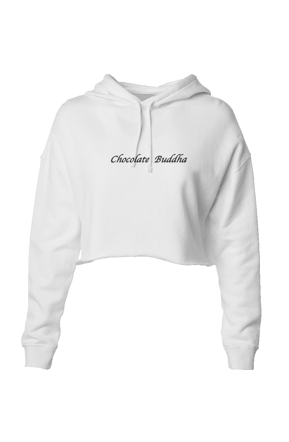 Chocolate Buddha Lightweight Crop Hoodie
