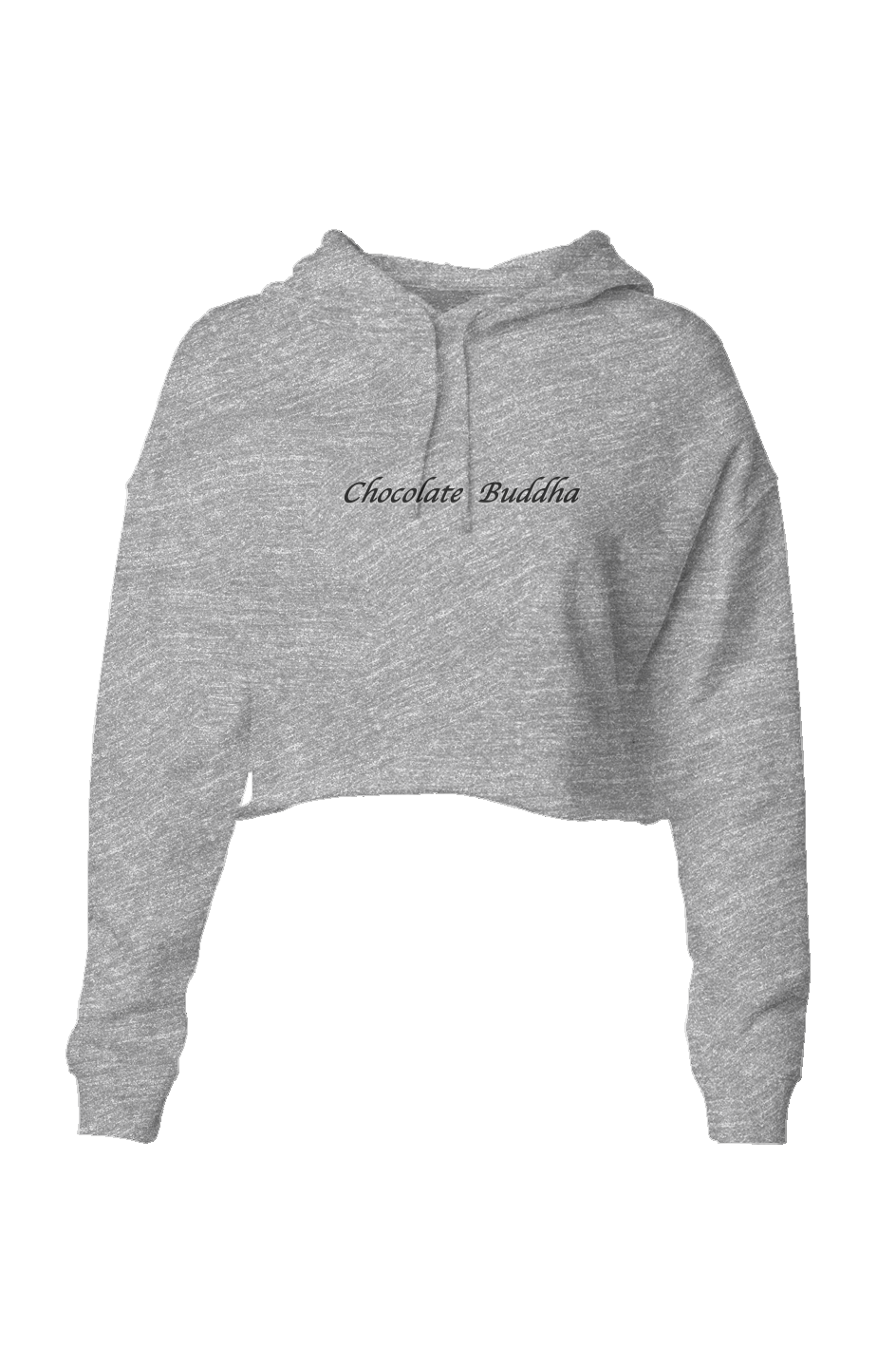 Chocolate Buddha Lightweight Crop Hoodie