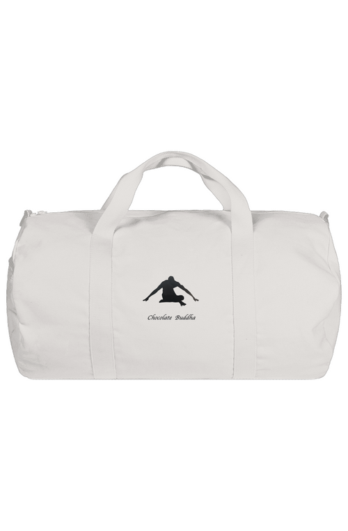 Chocolate Buddha Canvas Duffel Bag