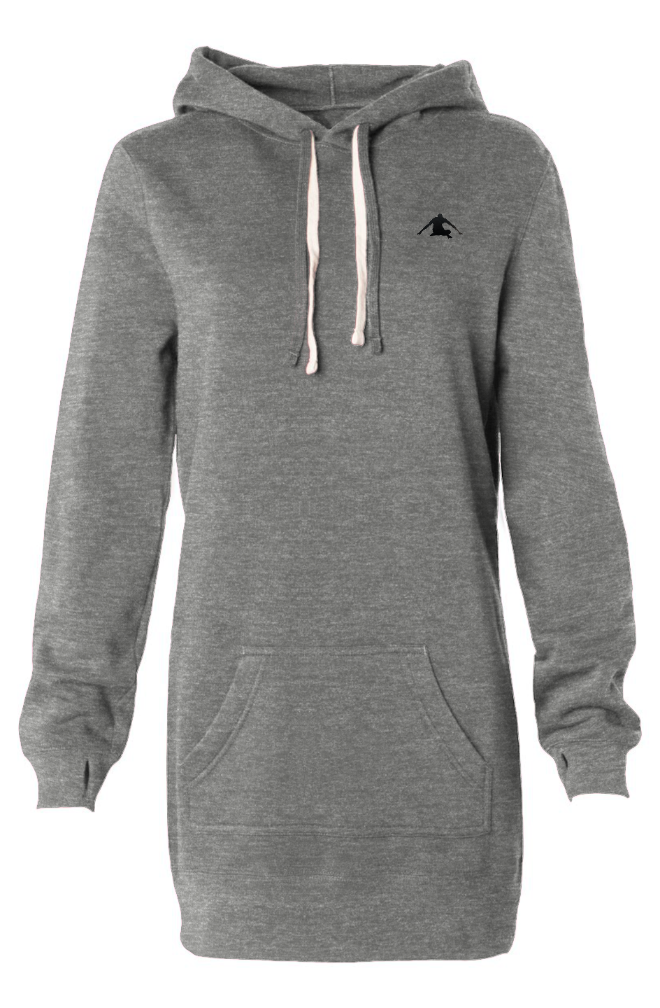 Chocolate Buddha Hooded Sweatshirt Dress