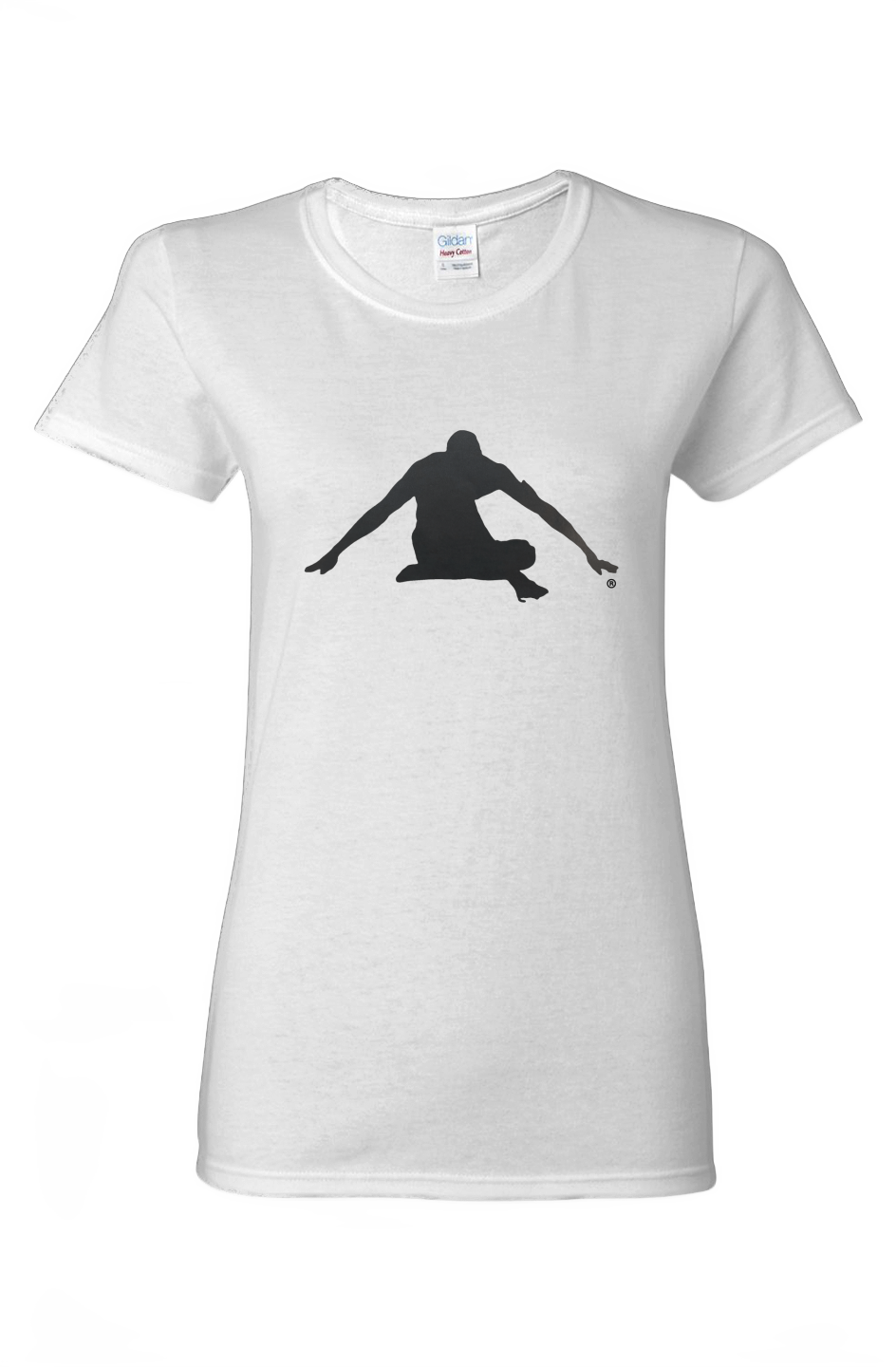 Chocolate Buddha Ladies Heavy Cotton T-Shirt
