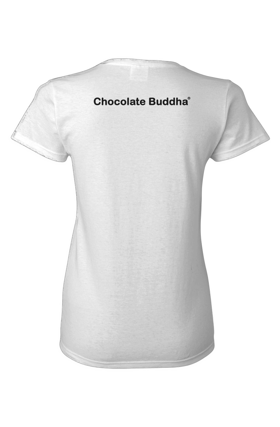 Chocolate Buddha Ladies Heavy Cotton T-Shirt
