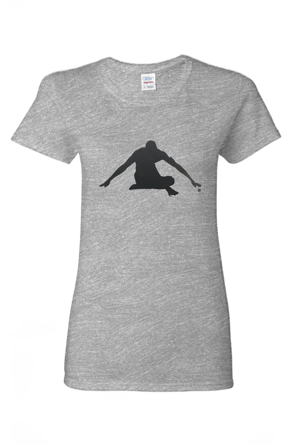 Chocolate Buddha Ladies Heavy Cotton T-Shirt