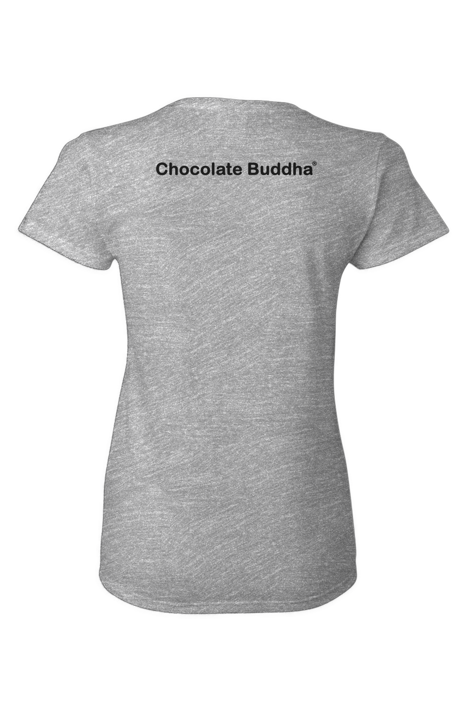 Chocolate Buddha Ladies Heavy Cotton T-Shirt