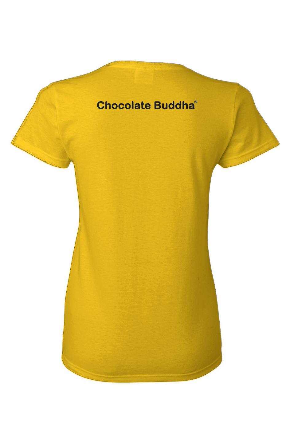 Chocolate Buddha Ladies Heavy Cotton T-Shirt