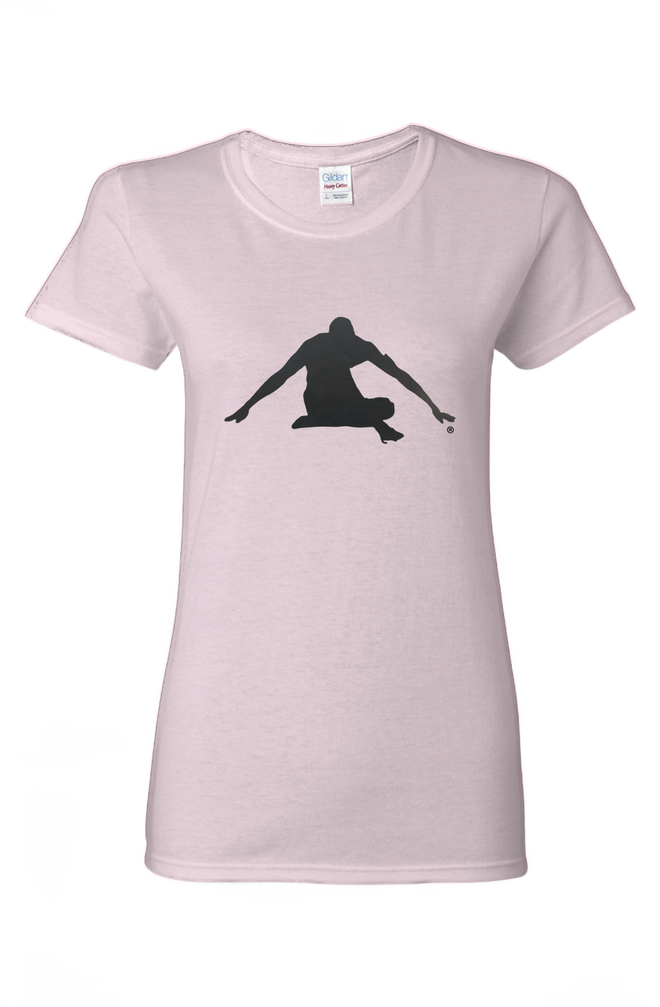Chocolate Buddha Ladies Heavy Cotton T-Shirt