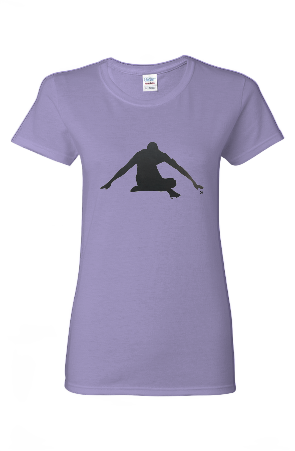 Chocolate Buddha Ladies Heavy Cotton T-Shirt