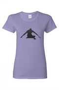 Chocolate Buddha Ladies Heavy Cotton T-Shirt