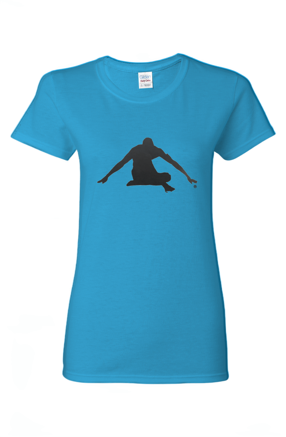Chocolate Buddha Ladies Heavy Cotton T-Shirt