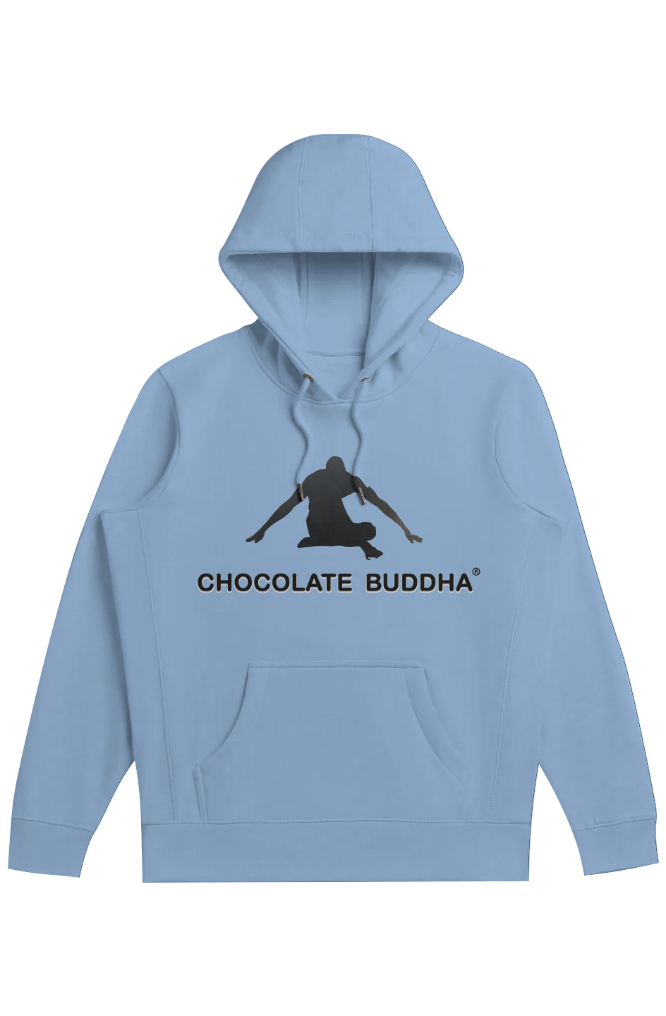 Chocolate Buddha Yin Yang 2 Heavyweight Organic Brushed Hood