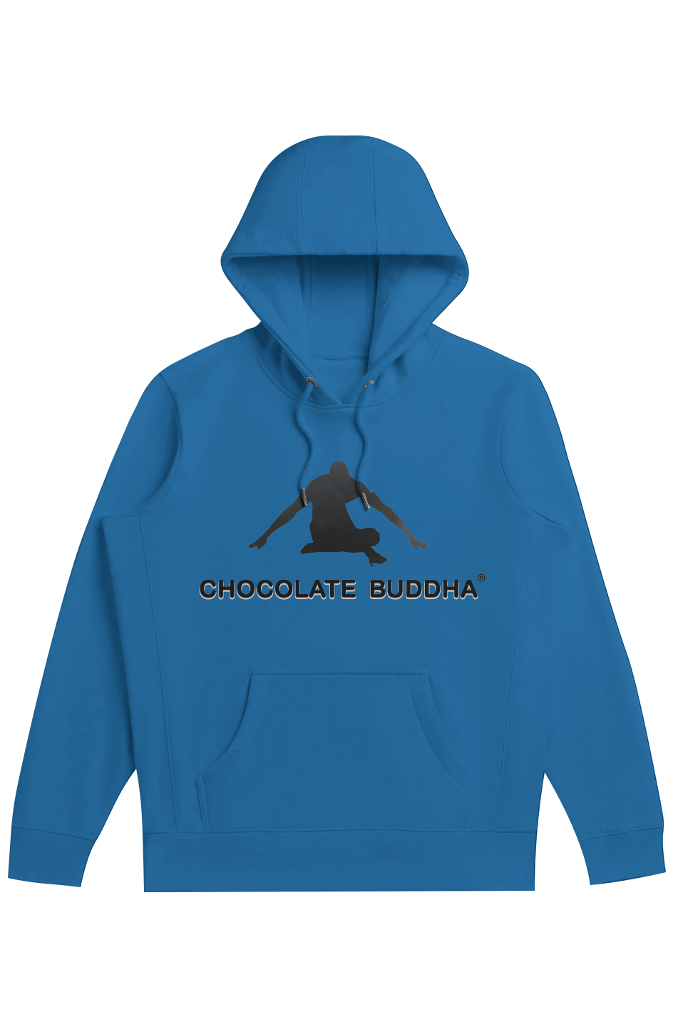 Chocolate Buddha Yin Yang 3 Heavyweight Organic Brushed Hood