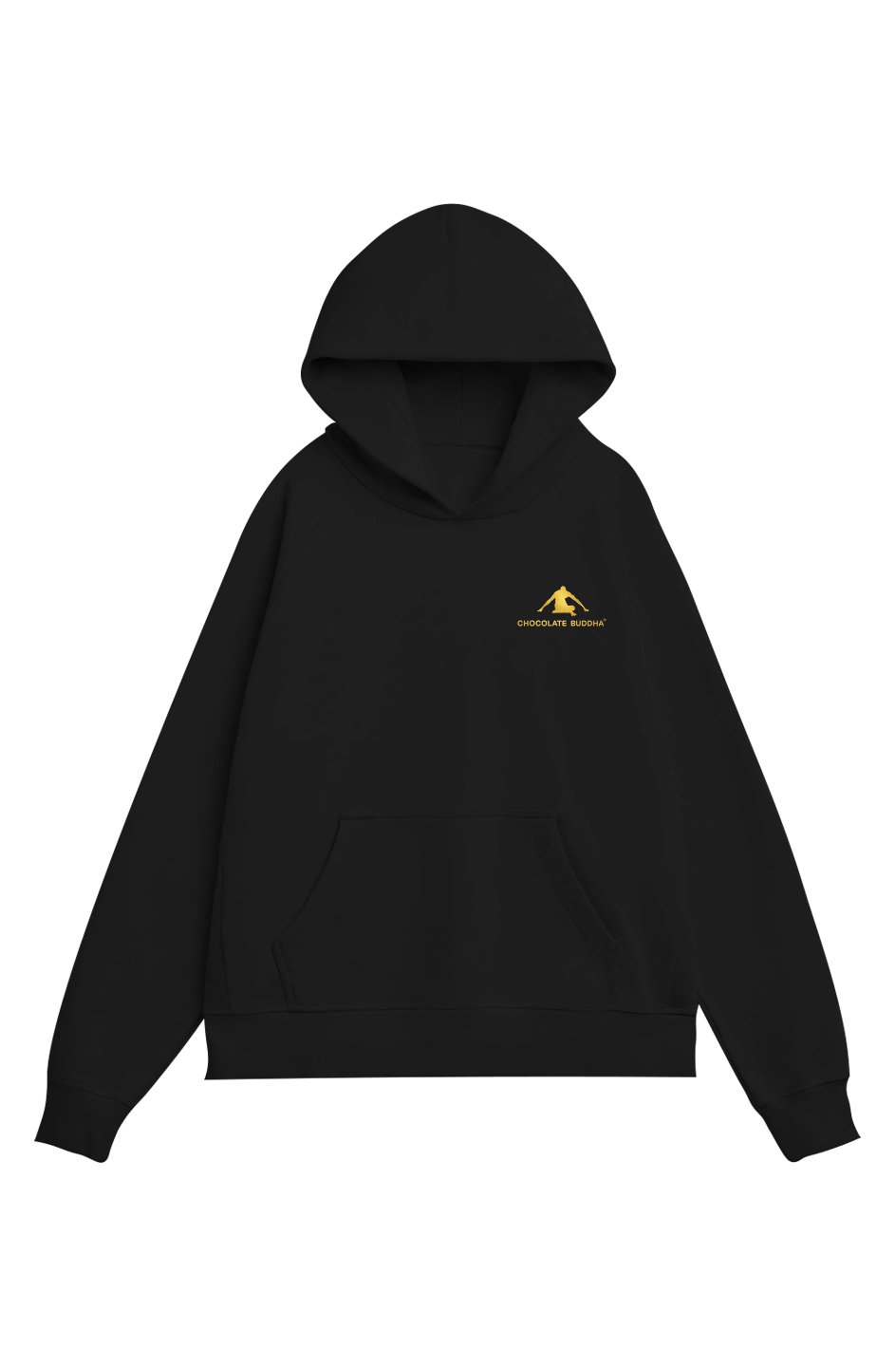Chocolate Buddha 001 Heavy Organic French Terry Hood