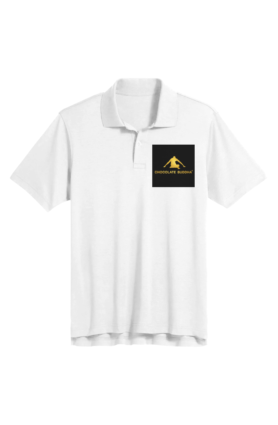 Chocolate Buddha 001 Mens Pima Polo