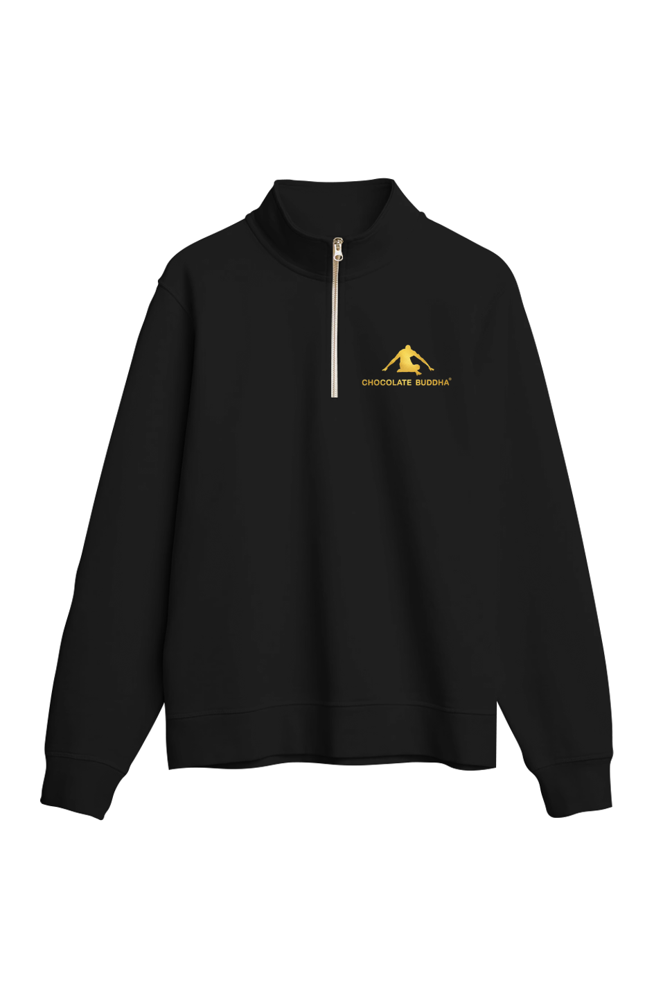Chocolate Buddha 001Heavy Organic French Terry Quarter Zip
