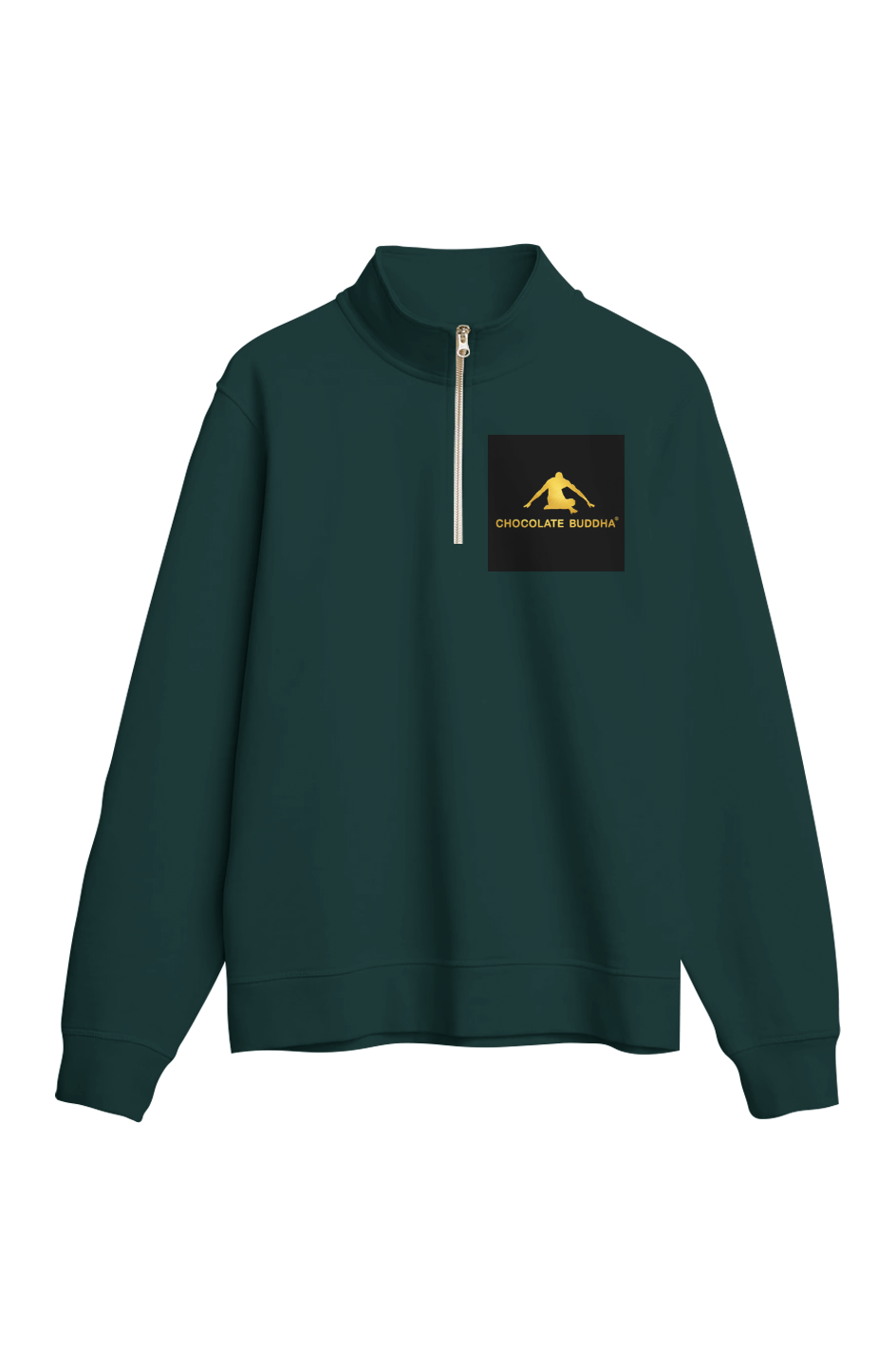 Chocolate Buddha 001Heavy Organic French Terry Quarter Zip